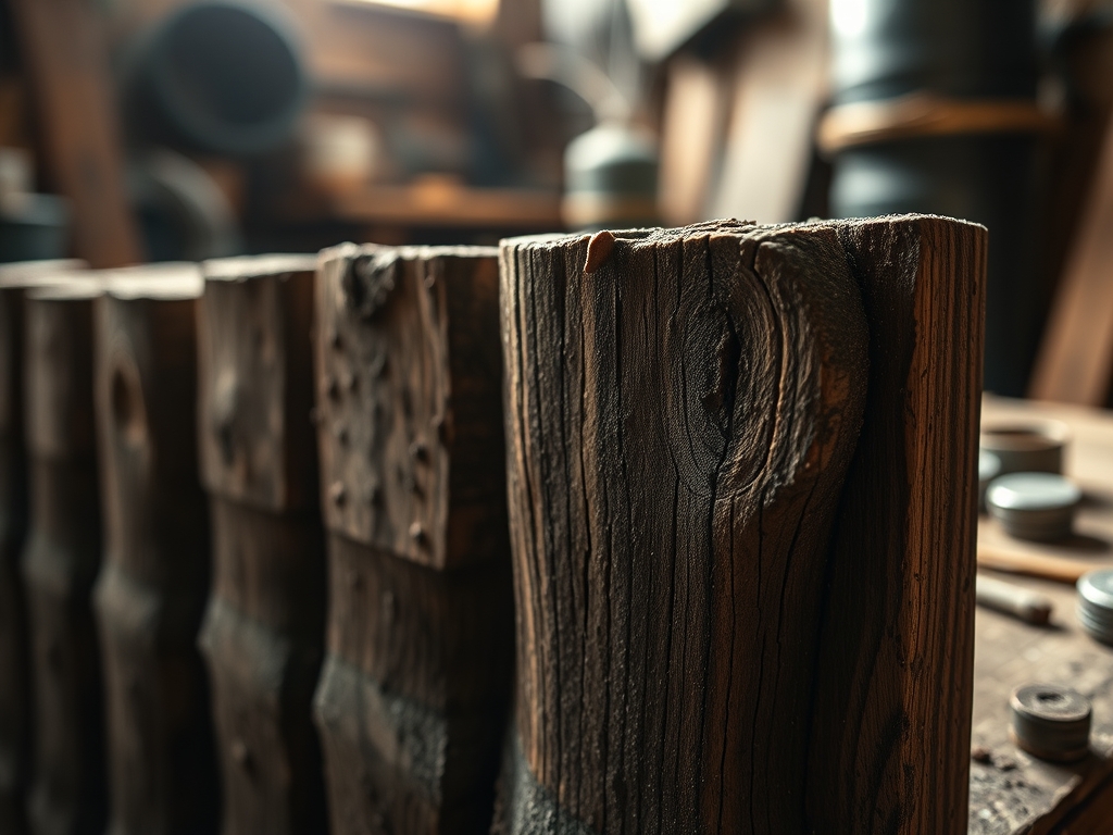 Building a Rustic Log Fence