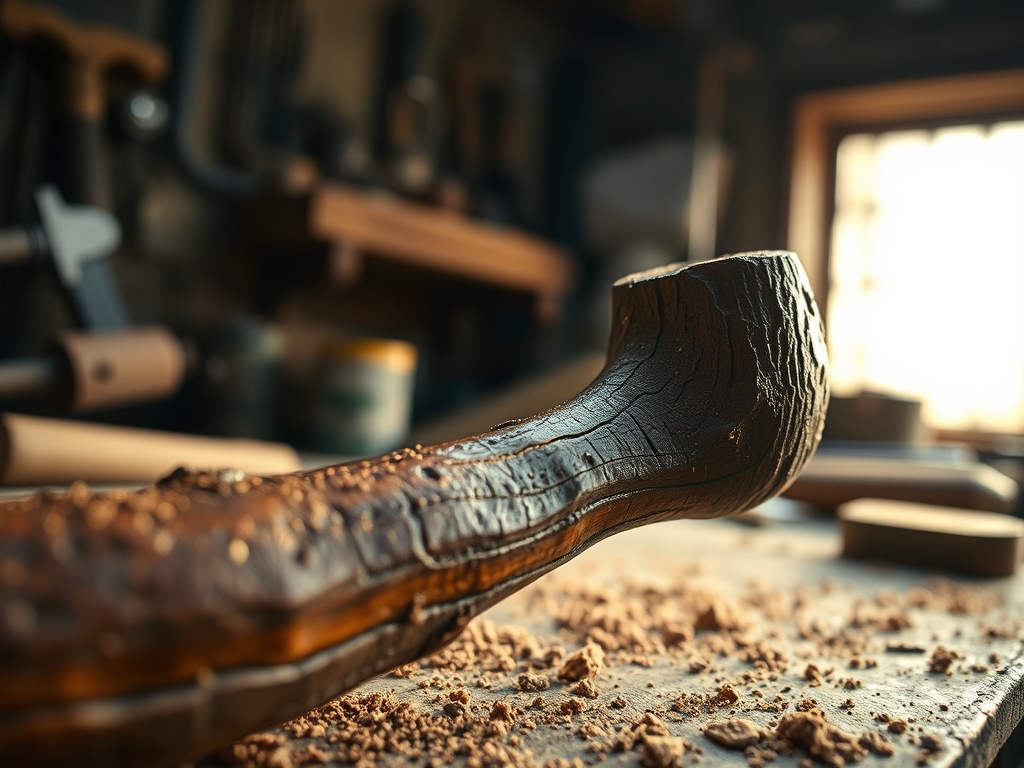 Carving a Pipe from Briar