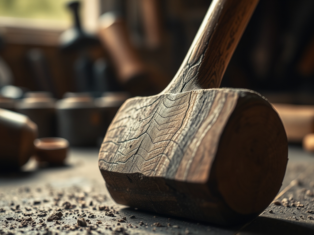Carving a Wooden Mallet
