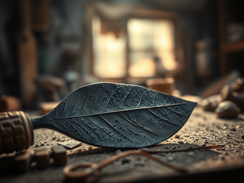 Forging a Metal Leaf