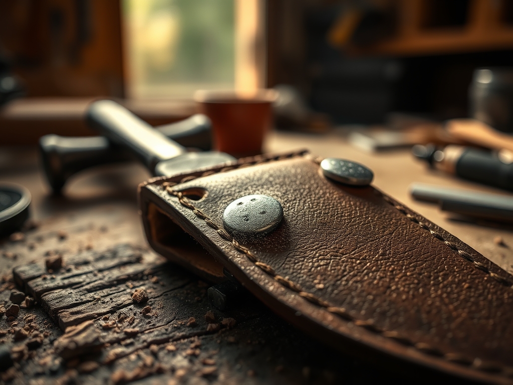 Hand Stitching a Leather Sheath