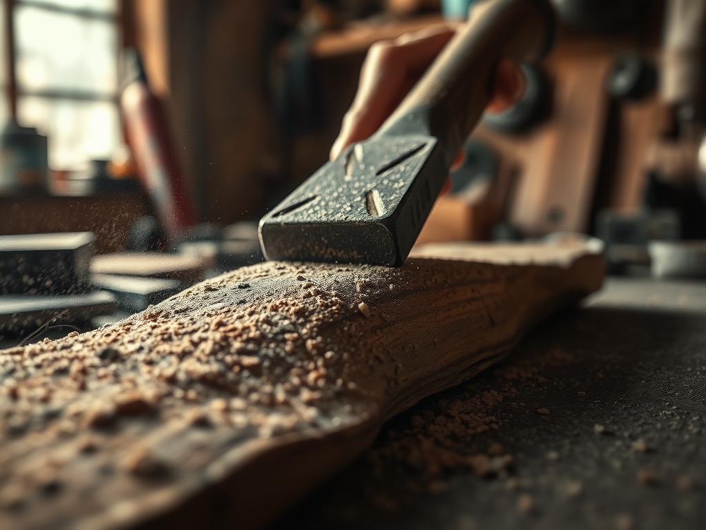 Sanding Wood Without Electricity