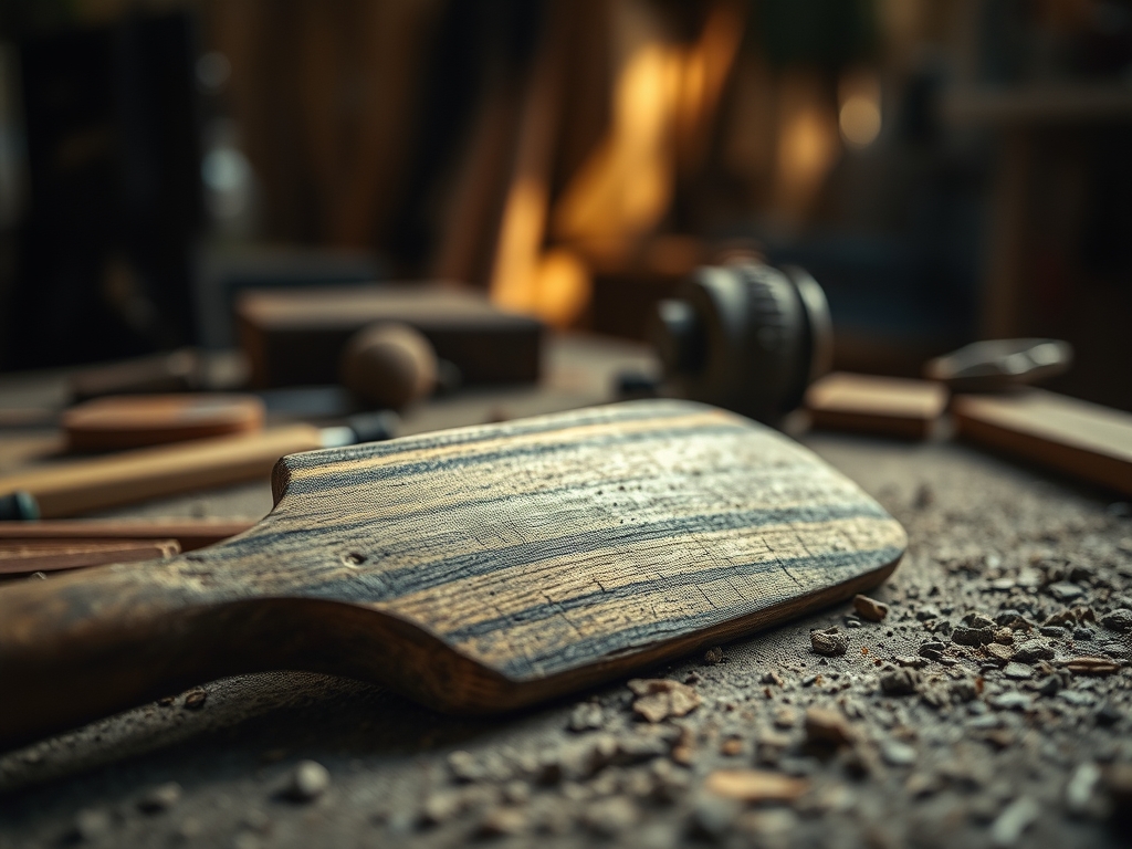 Carving a Butter Paddle