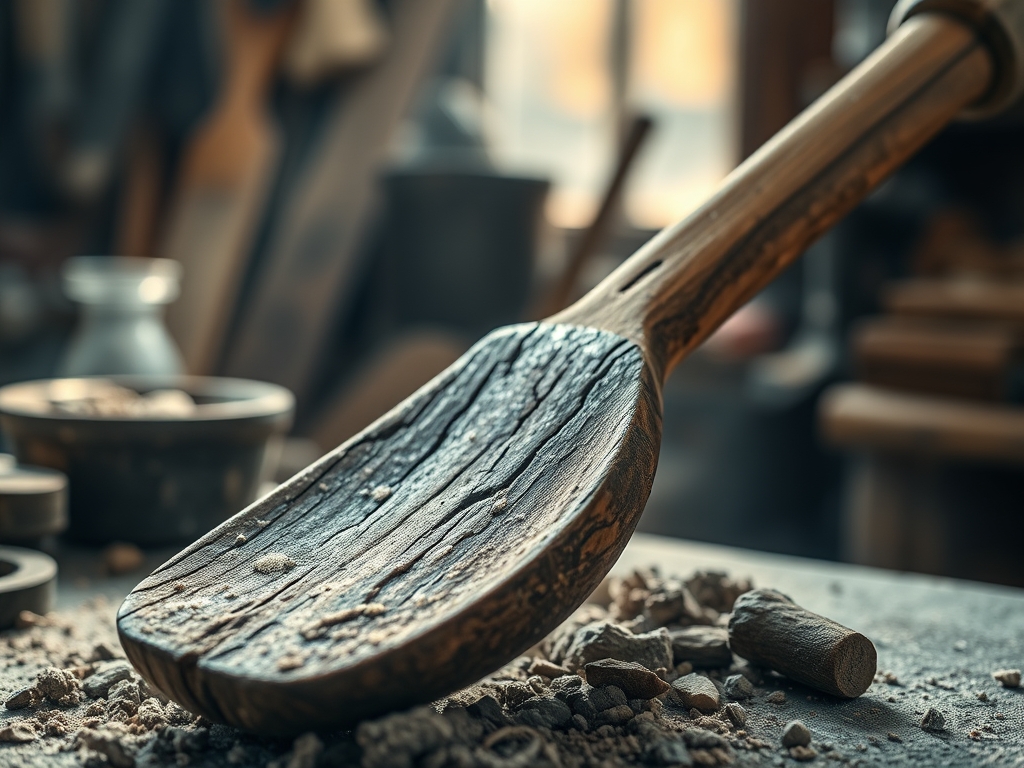 Carving a Wooden Ladle