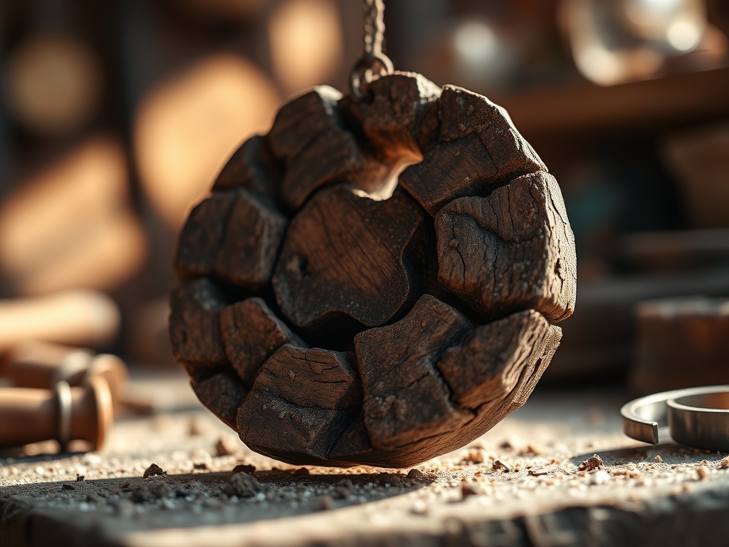 Carving a Wooden Ornament