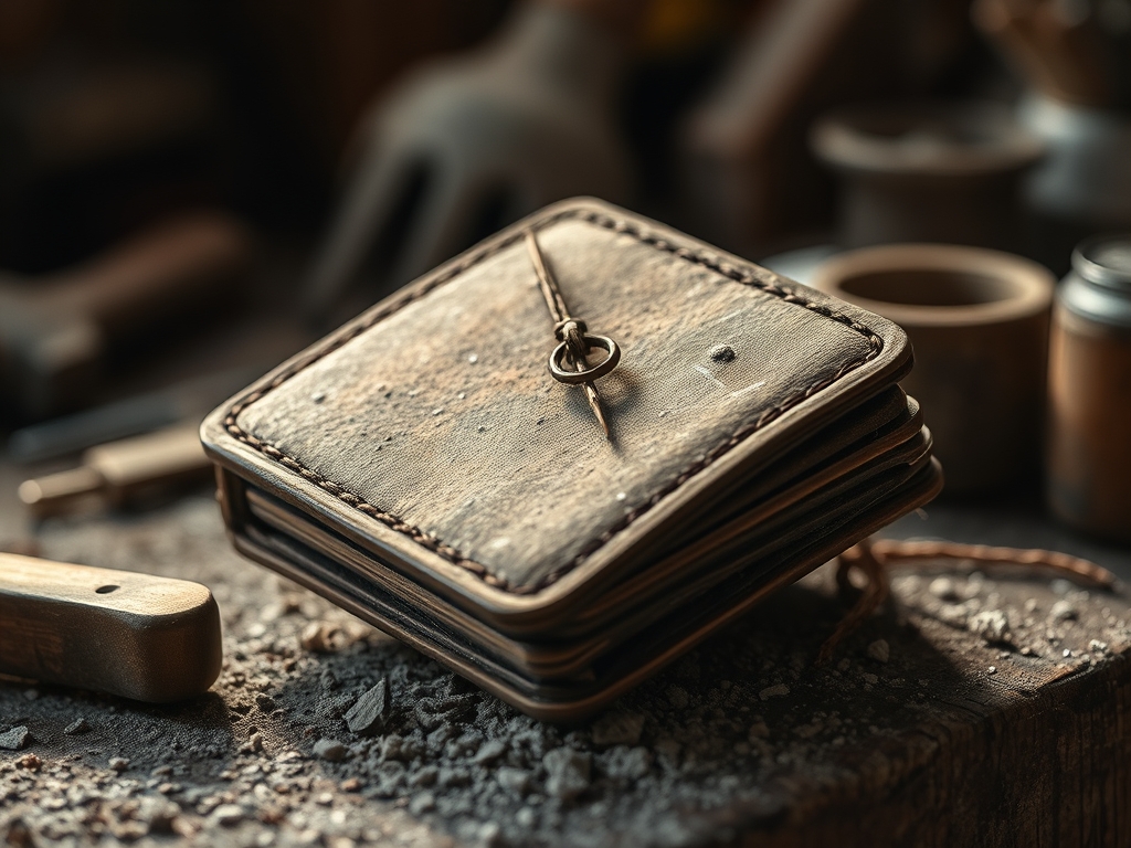 Hand Stitching a Wallet